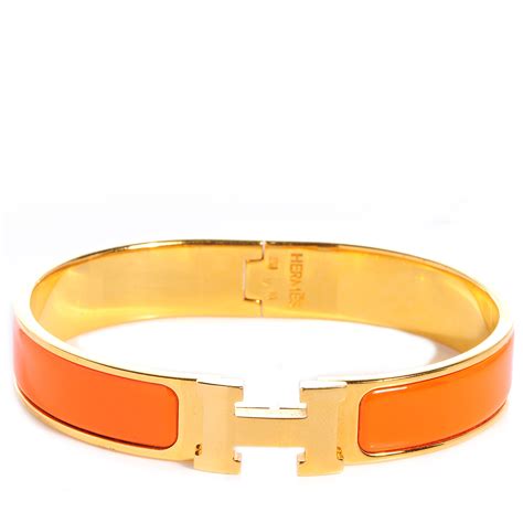 hermes enamel narrow clic clac h bracelet pm|hermes clic h price.